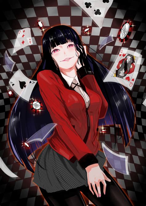 gamble anime girl.